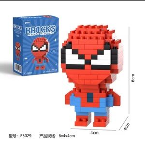 Lego Style Marvel Spider Man Building Blocks Set Figures Toy Gift for Kids